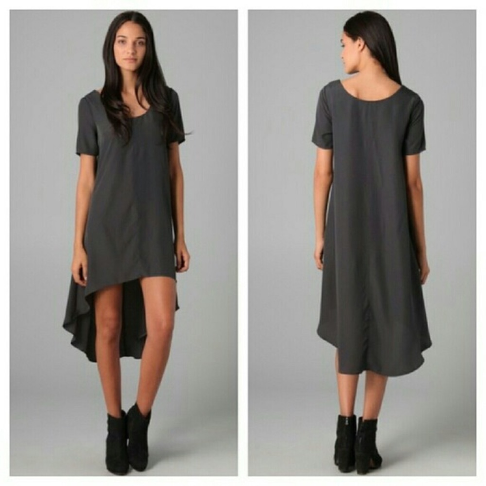 BB Dakota Alana High / Low Dress Gray
